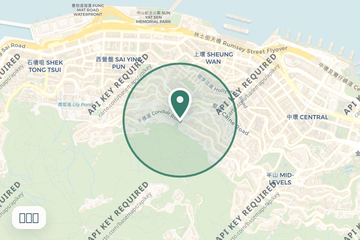 干德道尋找範圍