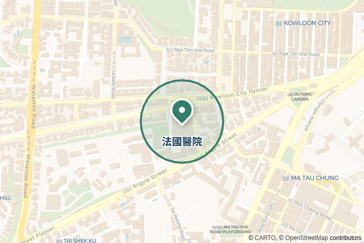 法國醫院尋找範圍