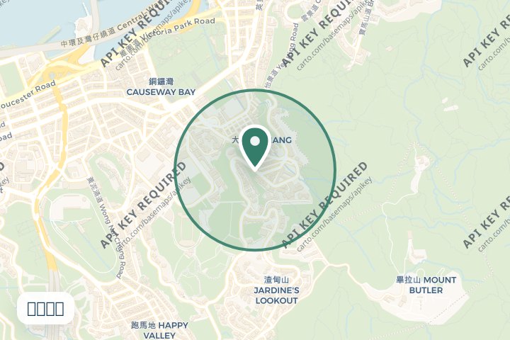 大坑道附近尋找範圍