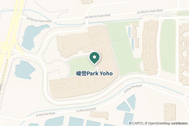 峻巒Park Yoho尋找範圍