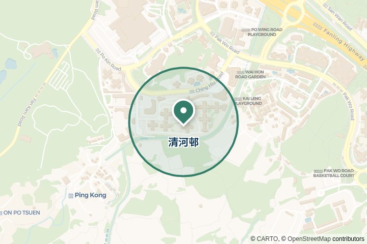 清河邨尋找範圍