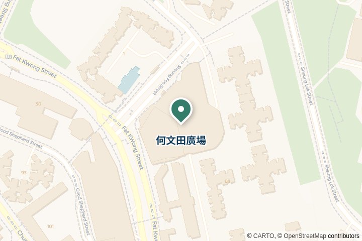 何文田廣場尋找範圍