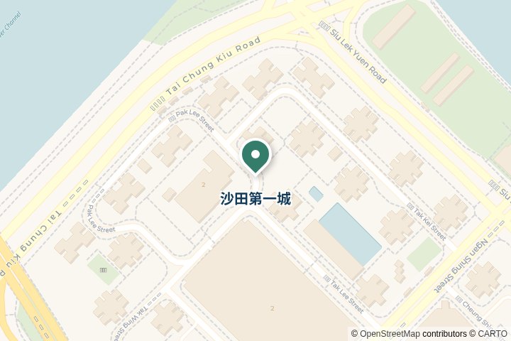 沙田第一城尋找範圍