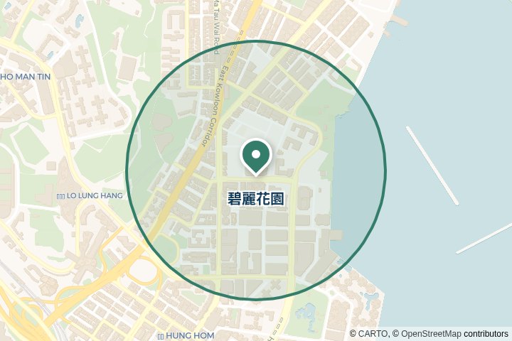 碧麗花園尋找範圍