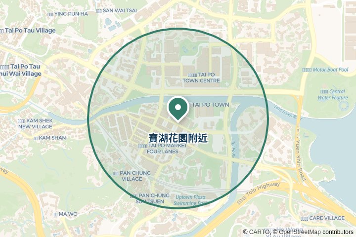 寶湖花園附近、東昌街尋找範圍