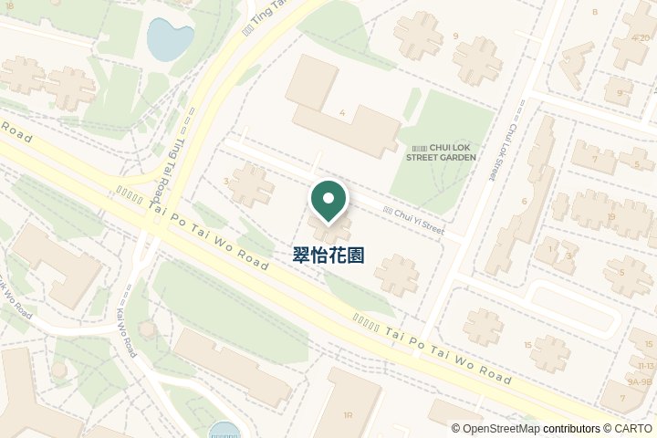 翠怡花園尋找範圍