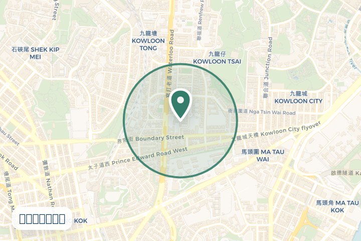 瑪利諾小學附近尋找範圍
