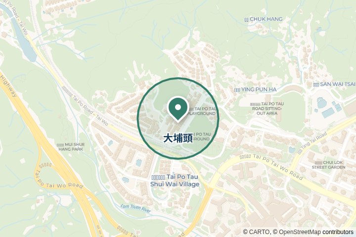 頭、水圍尋找範圍