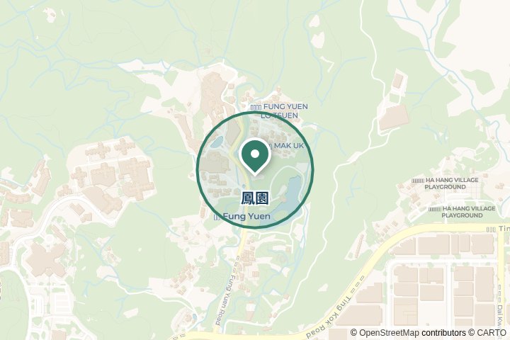 鳳園尋找範圍