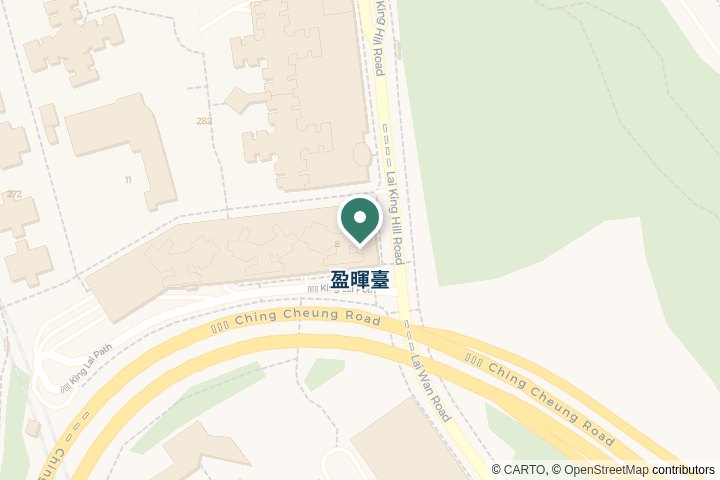 盈暉臺尋找範圍