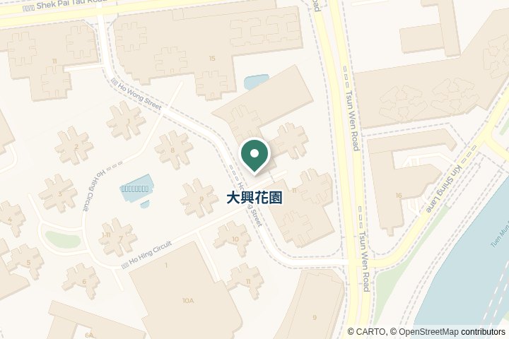 大興花園尋找範圍