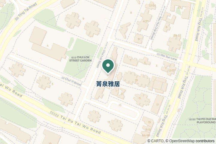 菁泉雅居、太和中心...多地點尋找範圍