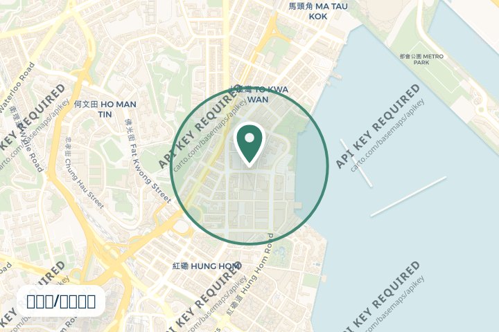 庇利街/碧麗花園尋找範圍