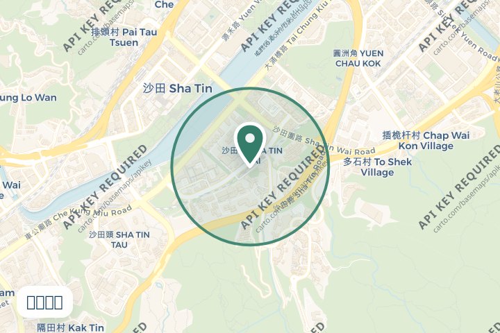 沙田圍站尋找範圍