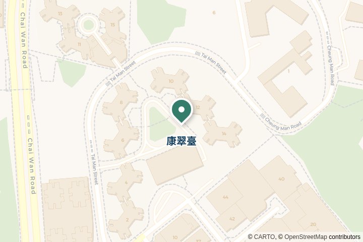 康翠台、高威閣附近尋找範圍