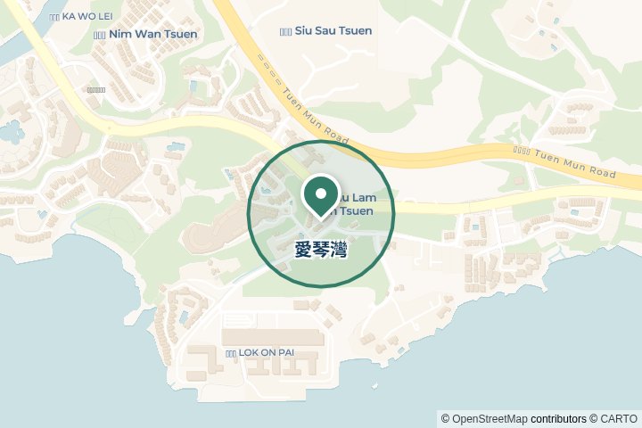 愛琴灣尋找範圍