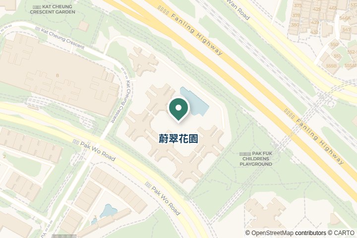 欣翠花園、蔚翠花園...多地點尋找範圍