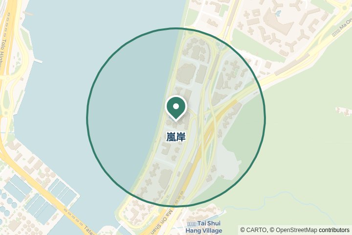 嵐岸尋找範圍