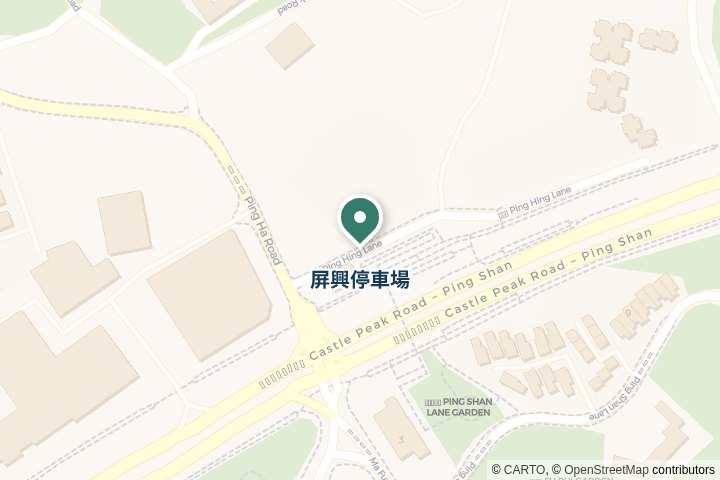 屏興停車場尋找範圍