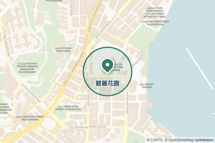 陽光廣場、碧麗花園...多地點尋找範圍