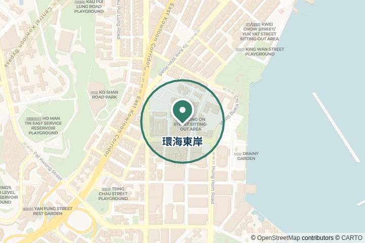 環海東岸尋找範圍