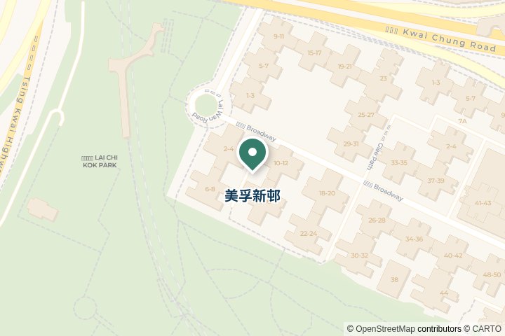 美孚新邨尋找範圍