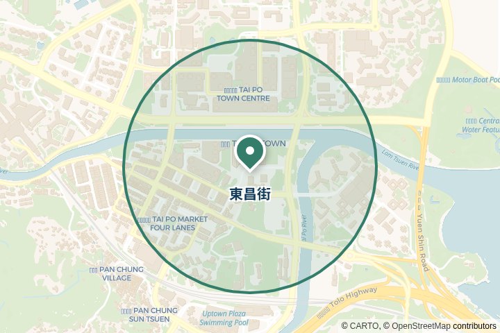 寶湖花園附近、東昌街尋找範圍