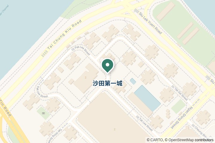 沙田第一城尋找範圍