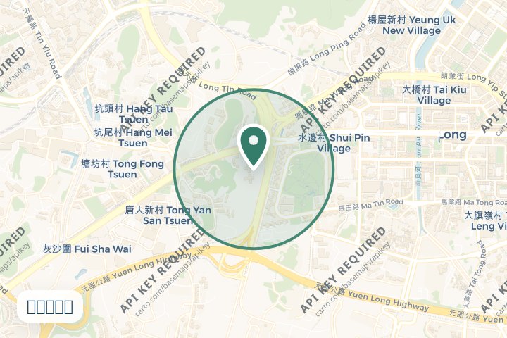 朗天苑附近尋找範圍