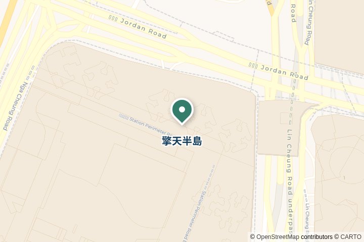擎天半島尋找範圍