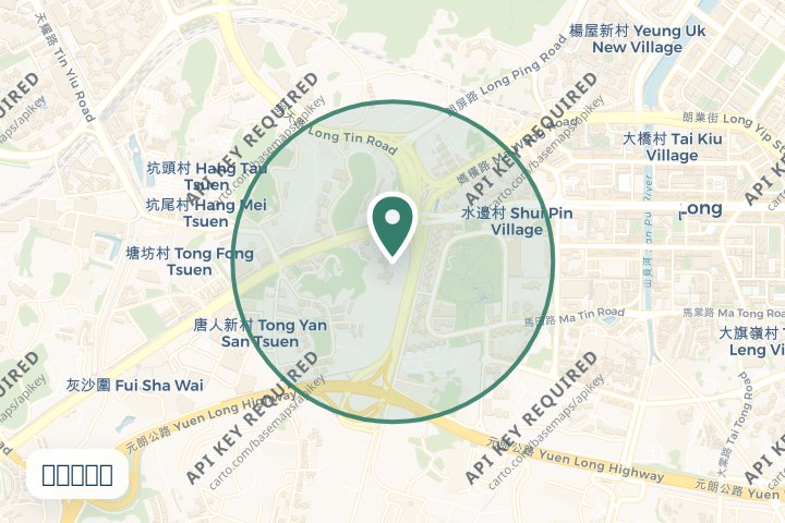 朗天苑附近尋找範圍