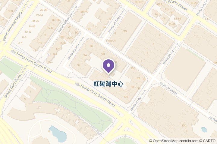 紅磡灣中心尋找範圍