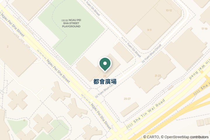 都會廣場尋找範圍
