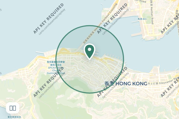 上環尋找範圍