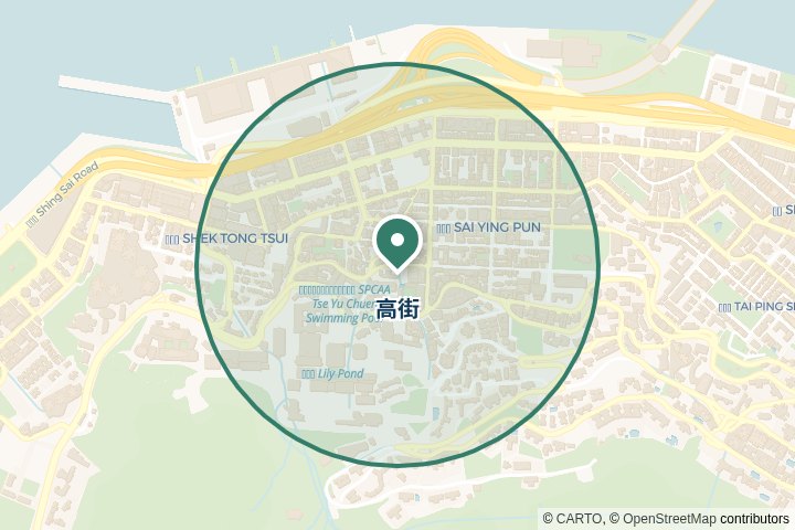 西營盤第一二三街及高街尋找範圍