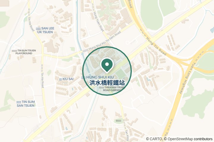 洪水橋輕鐵站尋找範圍