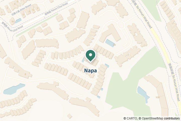 Napa尋找範圍