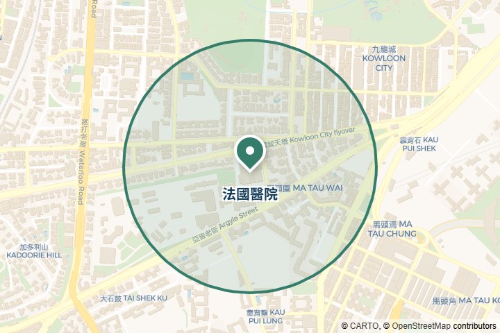 法國醫院尋找範圍