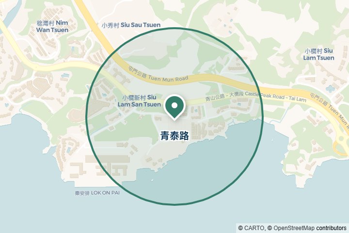 青發里、青泰路尋找範圍