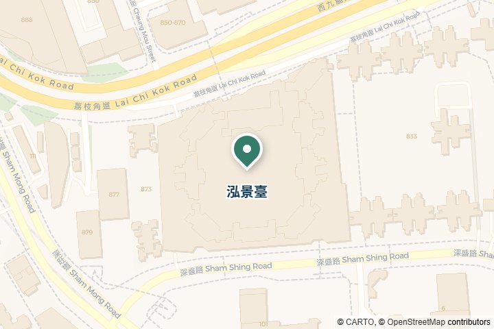泓景臺尋找範圍