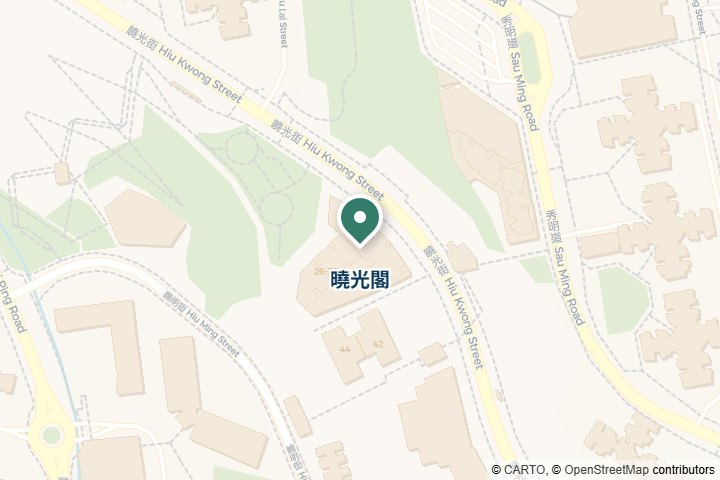 曉明閣、曉光閣尋找範圍