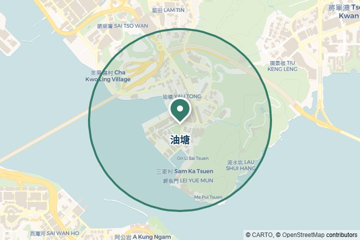 油塘尋找範圍