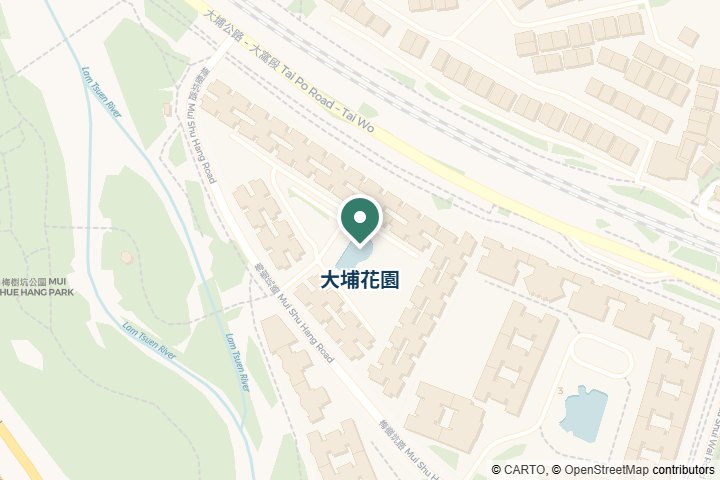 大埔花園尋找範圍