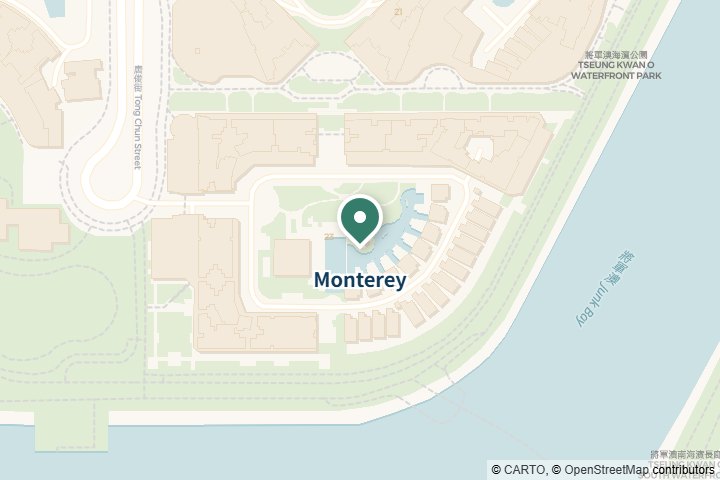 Monterey尋找範圍
