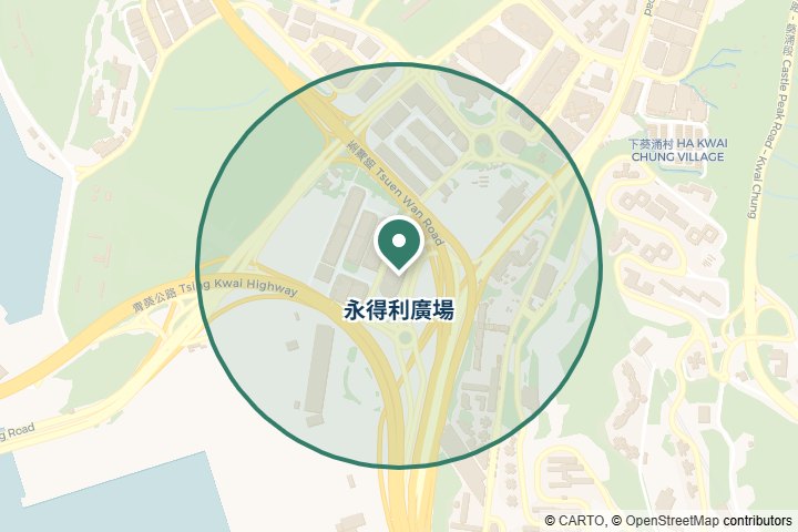 永得利廣場尋找範圍