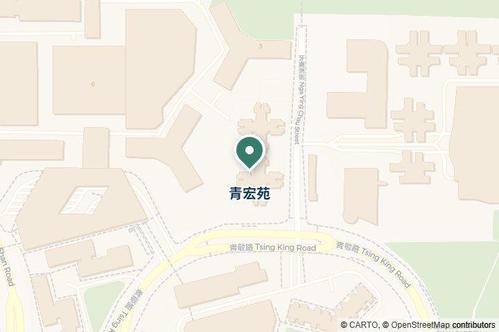 長發邨、青宏苑尋找範圍