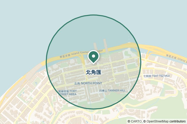 北角匯尋找範圍