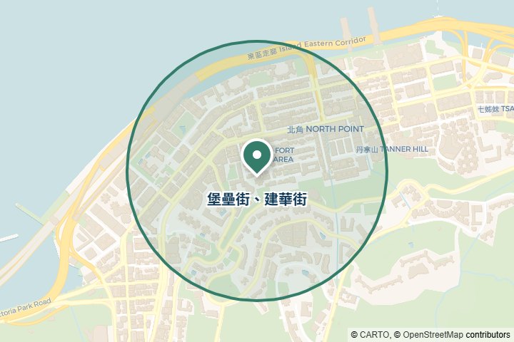 堡壘街、建華街尋找範圍