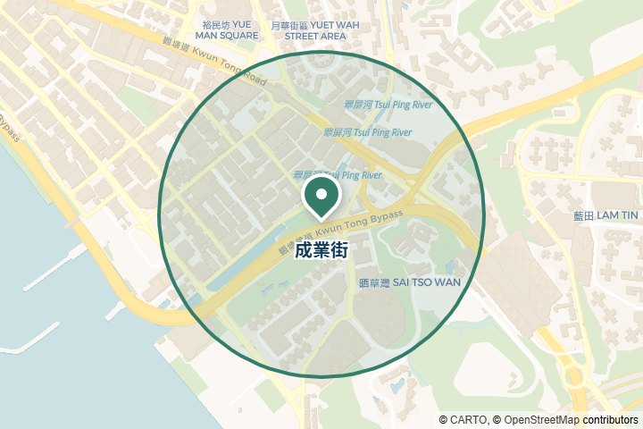 成業街尋找範圍