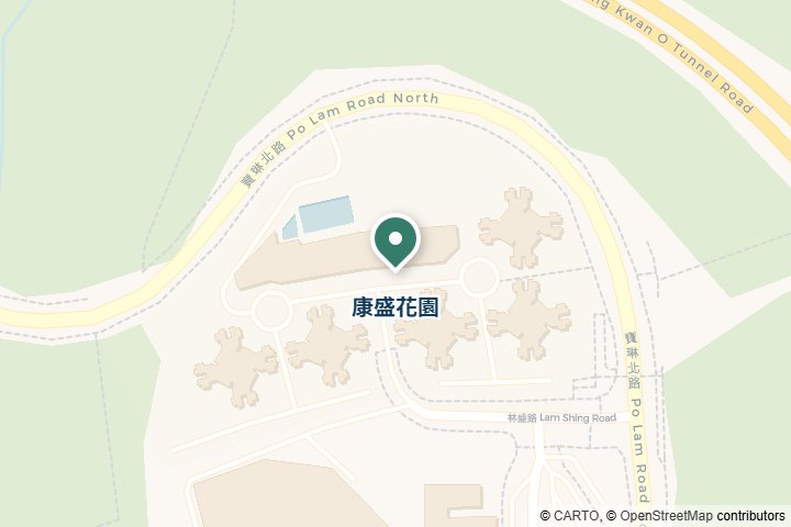 康盛花園尋找範圍